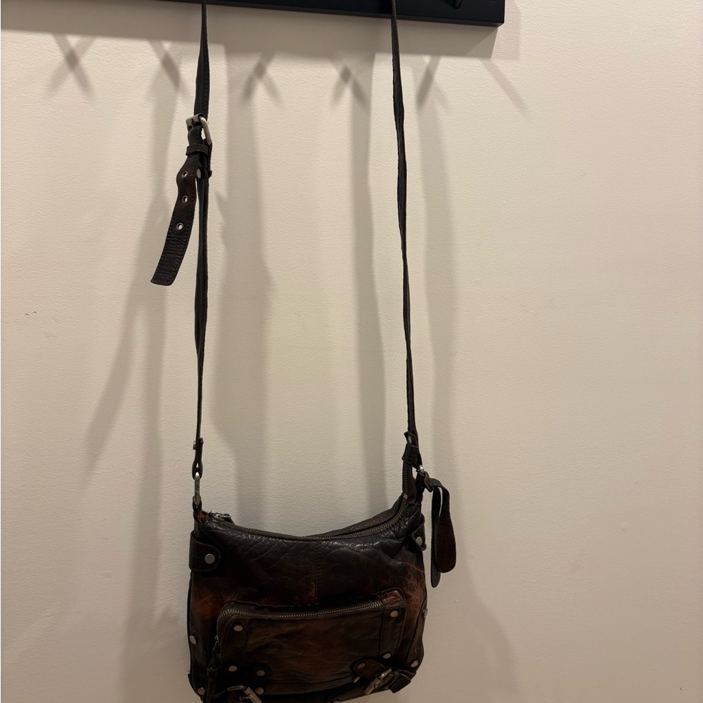 Women’s Brown Leather Crossbody Bag